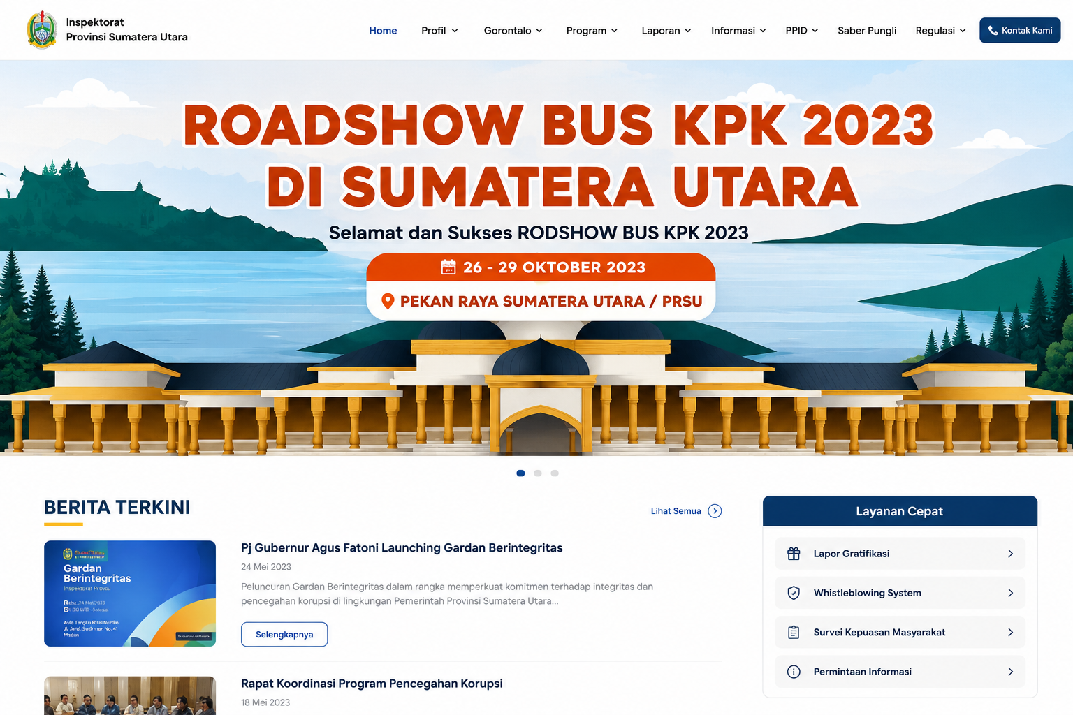 Rebuild Inspektorat Provinsi Sumatera Utara